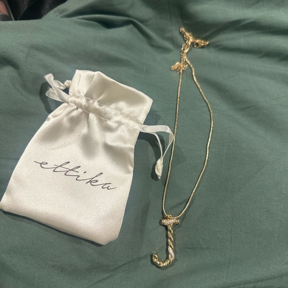 Ettika Gold Initial Necklace - Picture 1 of 1